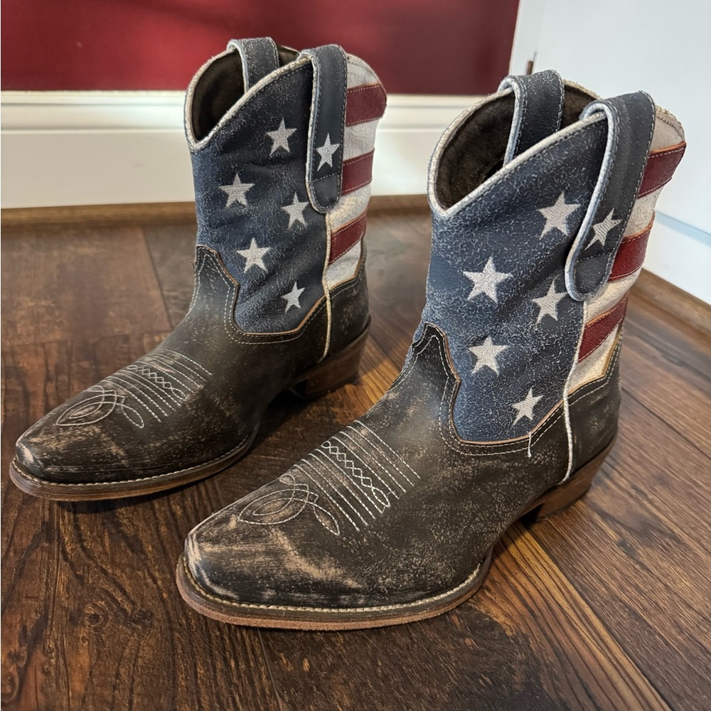 American Flag Cowboy Boots